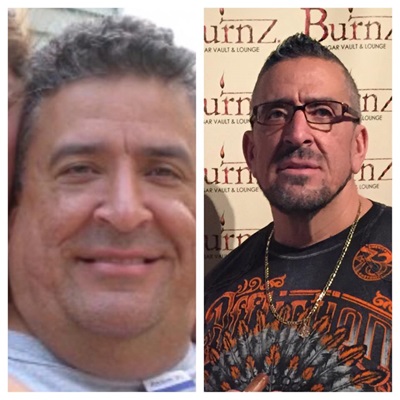 Fred's "Before and After" Photo